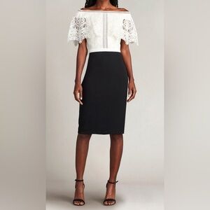Tadashi Shoji CDY24100M - Flutter Embroidered Cocktail Dress NWT
